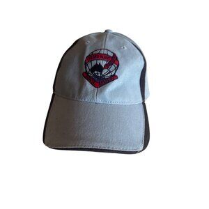 Golden Gloves Boxing Cap Adjustable Embroidered Logo One Size 100% Cotton Blue